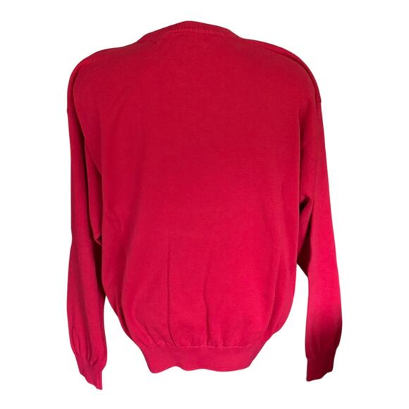 Tommy Hilfiger Golf Cotton Red Knit Long Sleeve Sweater Size XXL - Picture 2 of 6